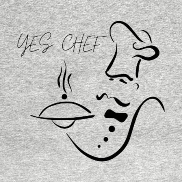 Yes Chef by Nahlaborne